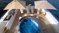 Superyacht NOBLE HOUSE -  Sundeck from above